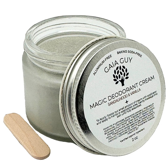 100% NATURAL Aluminum/Plastic-FreeDeodorant for Women and Men, Charcoal and Magnesium with 24 Hour Odor Protection