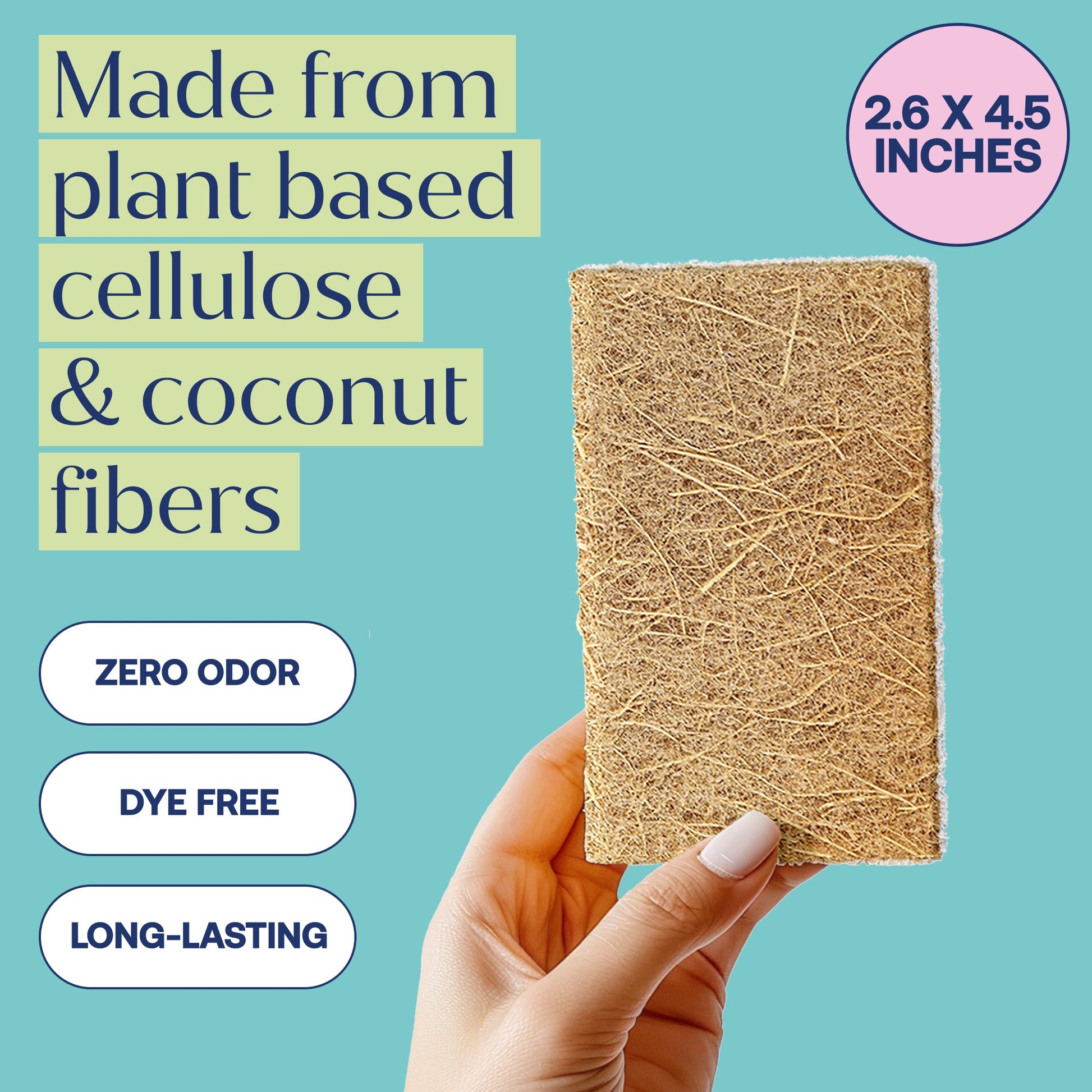 Eco-friendly, biodegradable and renewable Coconut Scrubbing Sponges