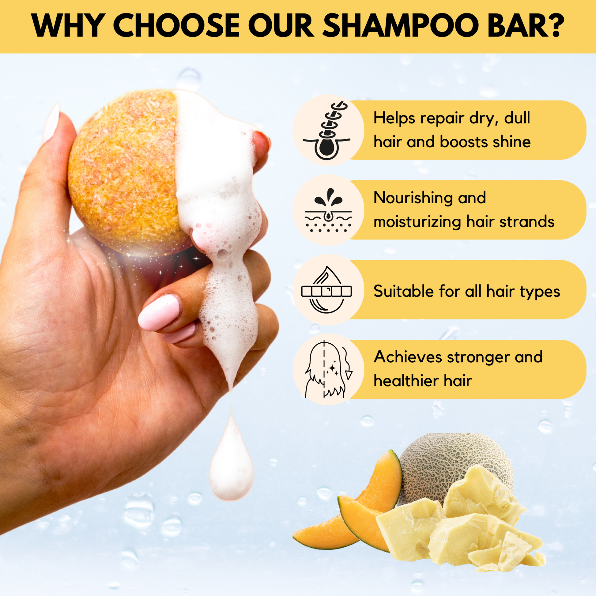 Plastic/Cruelty/Silicone/Paraben-Free Shampoo Bars