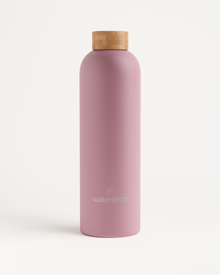 Reusable double-walled stainless steel bottle