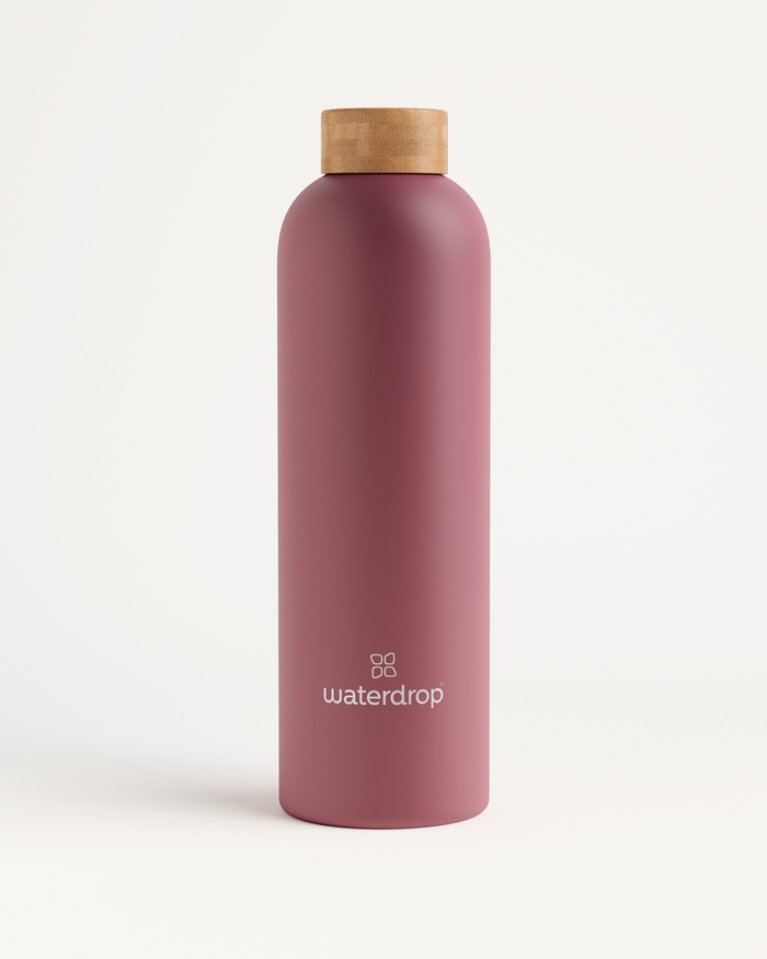 Reusable double-walled stainless steel bottle