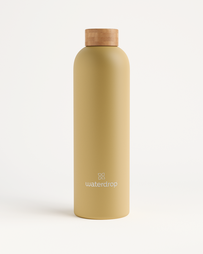 Reusable double-walled stainless steel bottle