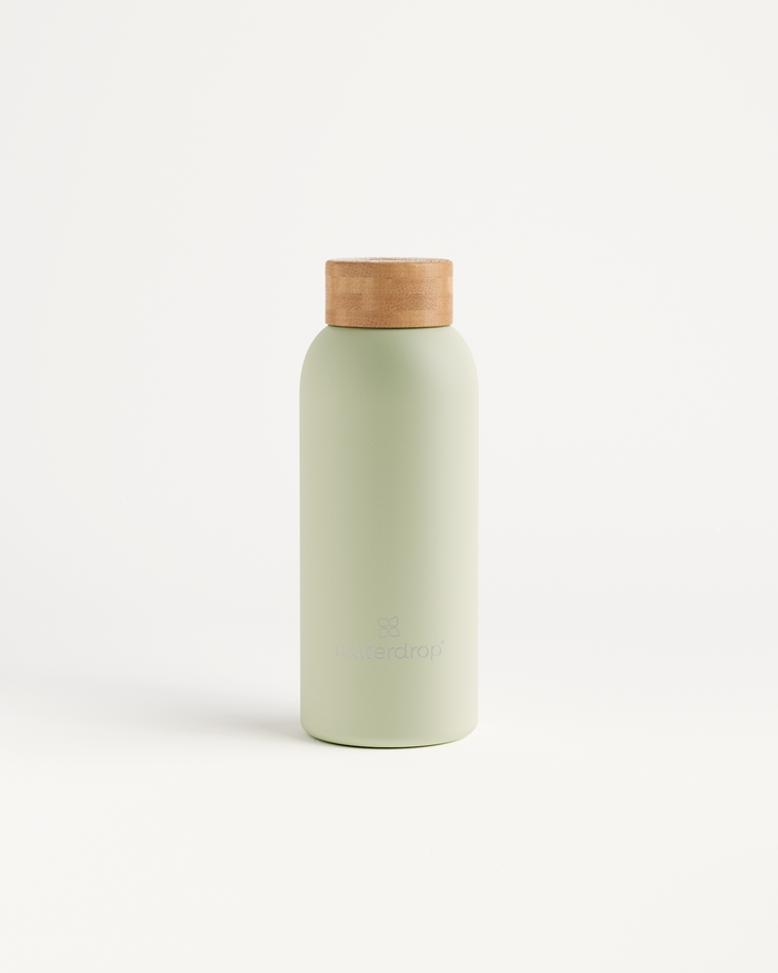 Reusable double-walled stainless steel bottle