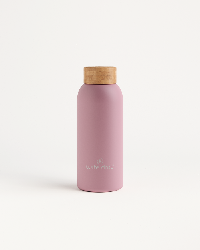 Reusable double-walled stainless steel bottle