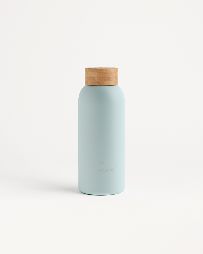 Reusable double-walled stainless steel bottle