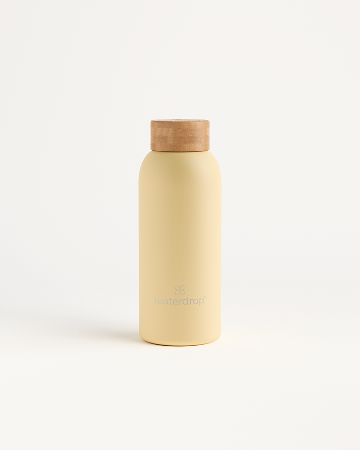 Reusable double-walled stainless steel bottle