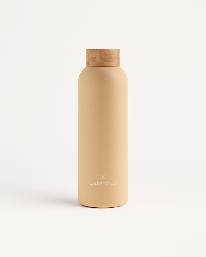 Reusable double-walled stainless steel bottle