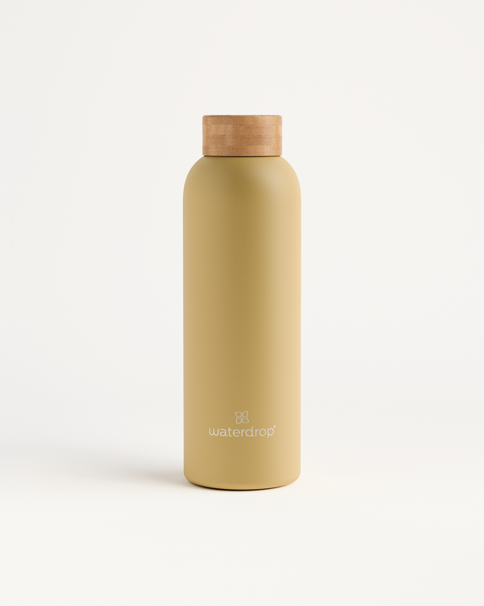 Reusable double-walled stainless steel bottle